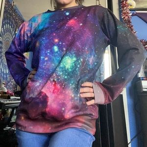 Galaxy Patterned Sweater